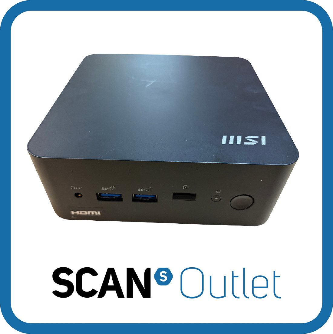 MSI Cubi NUC 1M Intel Core 5 120U Desktop Mini-PC, Barebone, Thunderbolt 4, Dual