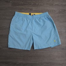 Vintage Polo Ralph Lauren Swim Trunks Mens XL Pony Blue 90s Lined Board Shorts