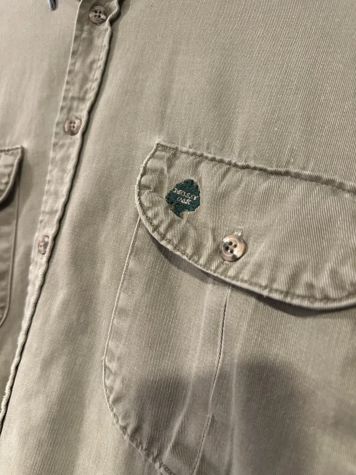 Camisa de manga larga Mossy Oak Companions abotonada, tostada, talla XXL Foto 3 de 4