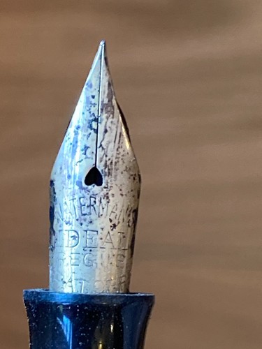 Waterman "8" Personalized Fountain Pen w Waterman Nib GREAT FLEX Unrestored 5" - Picture 14 of 20