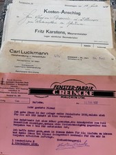 Grosses Konvolut alte Rechnungen,Quittungen ,Dokumente ,KdF ,Dt Reich 1900-45