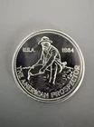 Engelhard American Prospector 1984 Vintage 1 oz .999 Fine Silver Round Coin