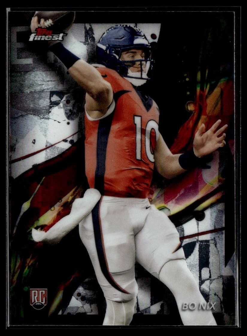 2024 Finest #63 Bo Nix RC