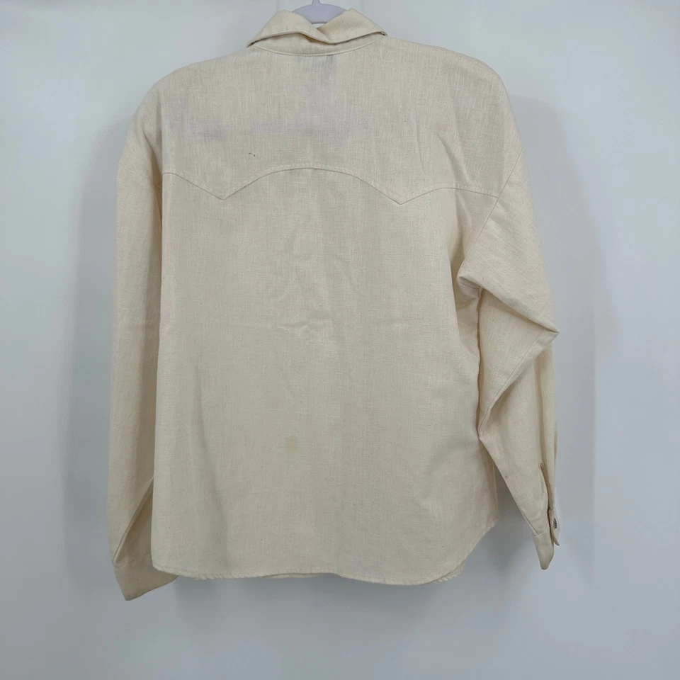 Western Collection Embroidered Western Shirt Size L Vintage Country Rodeo - Image 2 of 4