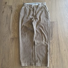 Vintage Polo Ralph Lauren Corduroy Pants Mens 34x30 Khaki Cotton Classic Preppy