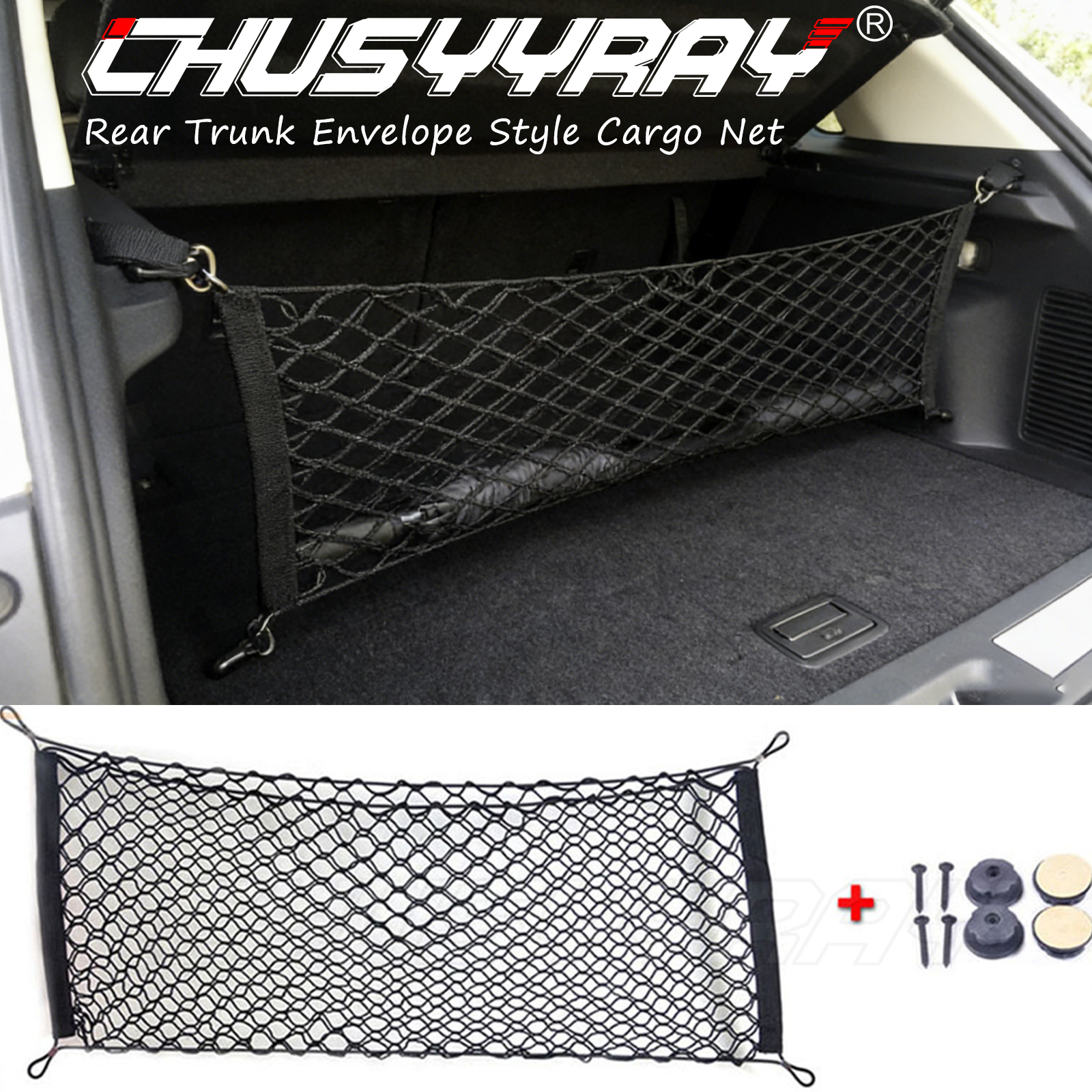 Envelope Style Trunk Cargo Net for Lexus Rx300 Rx350 Rx350L Rx450h Rx450hL