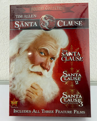 The Santa Clause Holiday Collection DVD 2008, 3-Disc Set, Tim Allen NEW SEALED