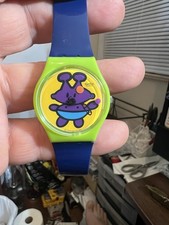 RARE SWISS  SWATCH MEN WATCH AG 1997 ALIEN BA...
