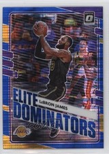 2020 Panini Donruss Optic Elite Dominators Blue Pulsar Prizm LeBron James #3 uk2