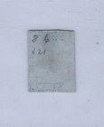US 1859 Hawaii 1c Dull Blue Paper Rare Unused — photo 2