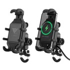 Motorcycle Wireless Charging Phone Holder Cradle 3.0 Quick Charger GPS Moto Supp