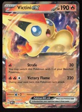 Victini ex 033/197 - Obsidian Flames Pokemon Holo - NM Double Rare