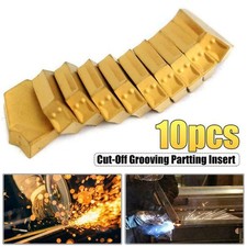 10 - SP300 NC3020 GTN-3 Cnc-Nuten-Abstech-Hartmetalleinsätze 3Mm Largeur Or