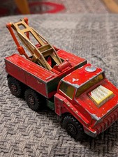 Vintage Matchbox Battle Kings K-110 Recovery Vehicle 1975 Lesney Diecast Red
