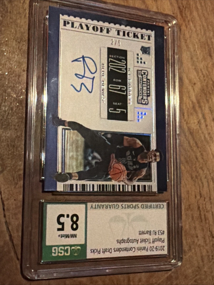 2019-20 Panini Contenders Draft Picks - RJ Barrett #53 for sale | eBay