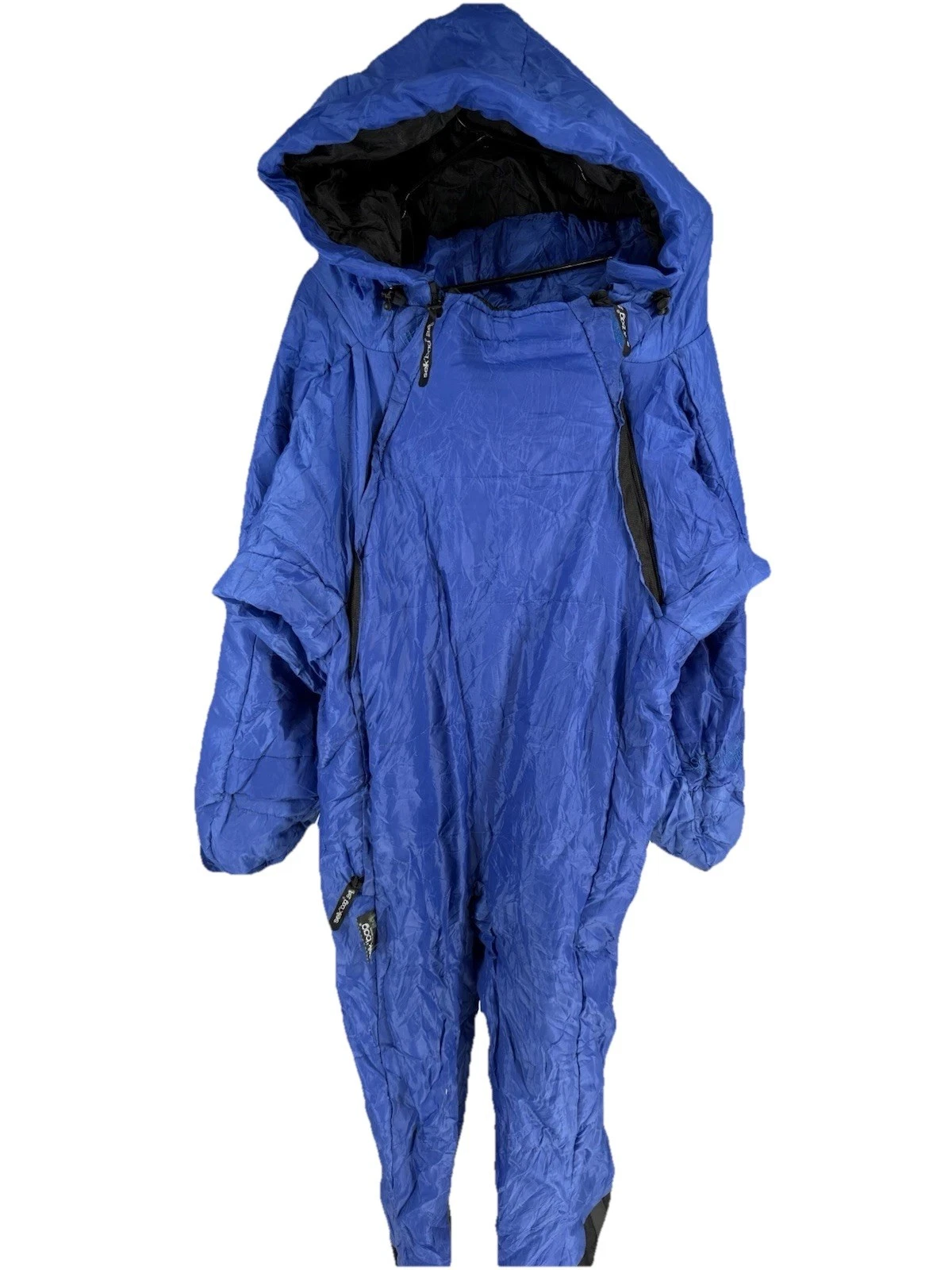 Selk'Bag Lite Sleep Wear Wearable Sleeping Bag Blue Hooded Size Medium
