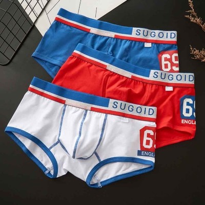 Atmungsaktive Boxershorts 5% Elasthan 95% Baumwolle atmungsaktiver Stoff klassisches Motiv