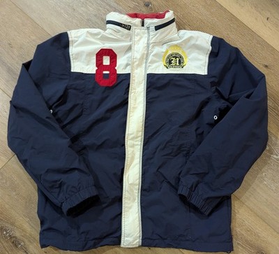 Tommy Hilfiger Full Zip Logo Block Jacket Size Medium
