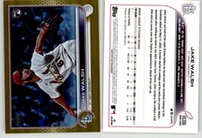 Jake Walsh 2022 Topps Update Gold Foil US306 Cardinals RC Rookie
