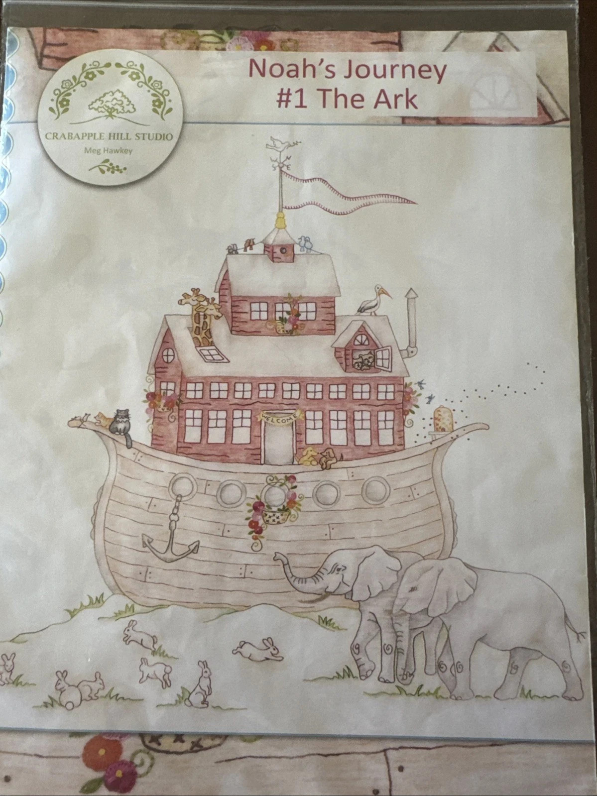 Crabapple Hill Noah’s journey BOM Quilt Pattern~Pre~owned