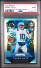2025 PANINI PRIZM PRIZM FLASHBACK SILVER PRIZM #8 DRAKE MAYE PSA 9