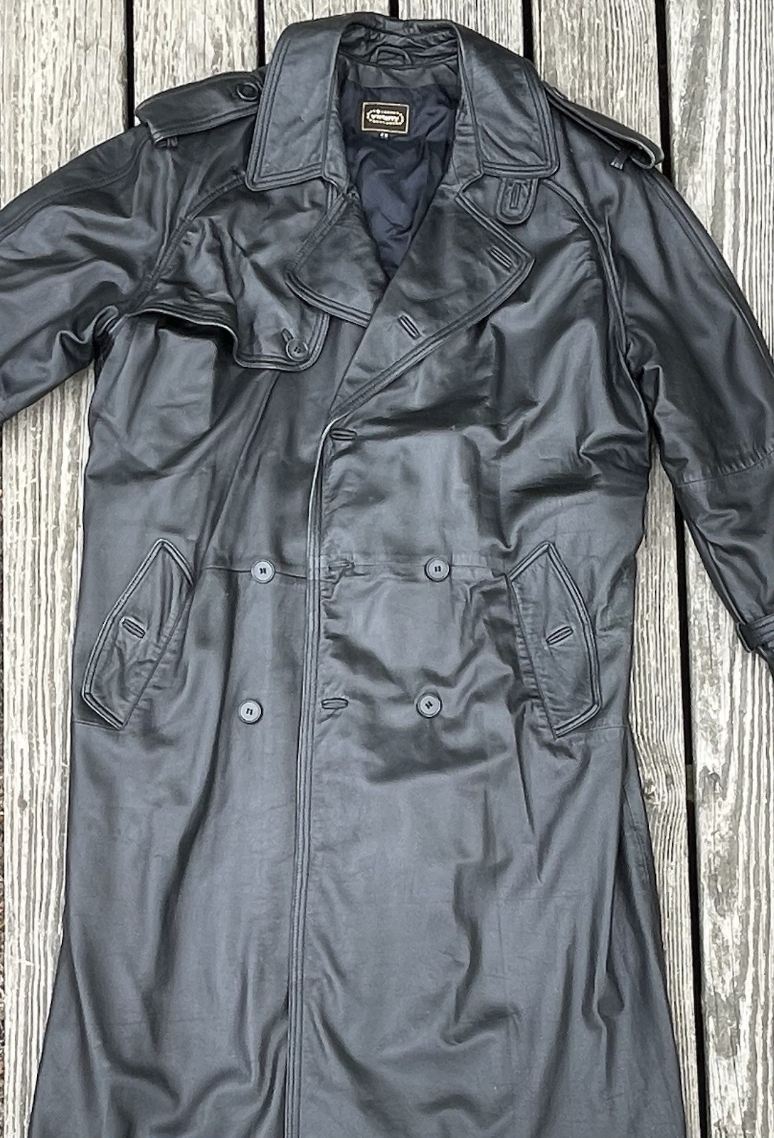 Leather Coat - image 1