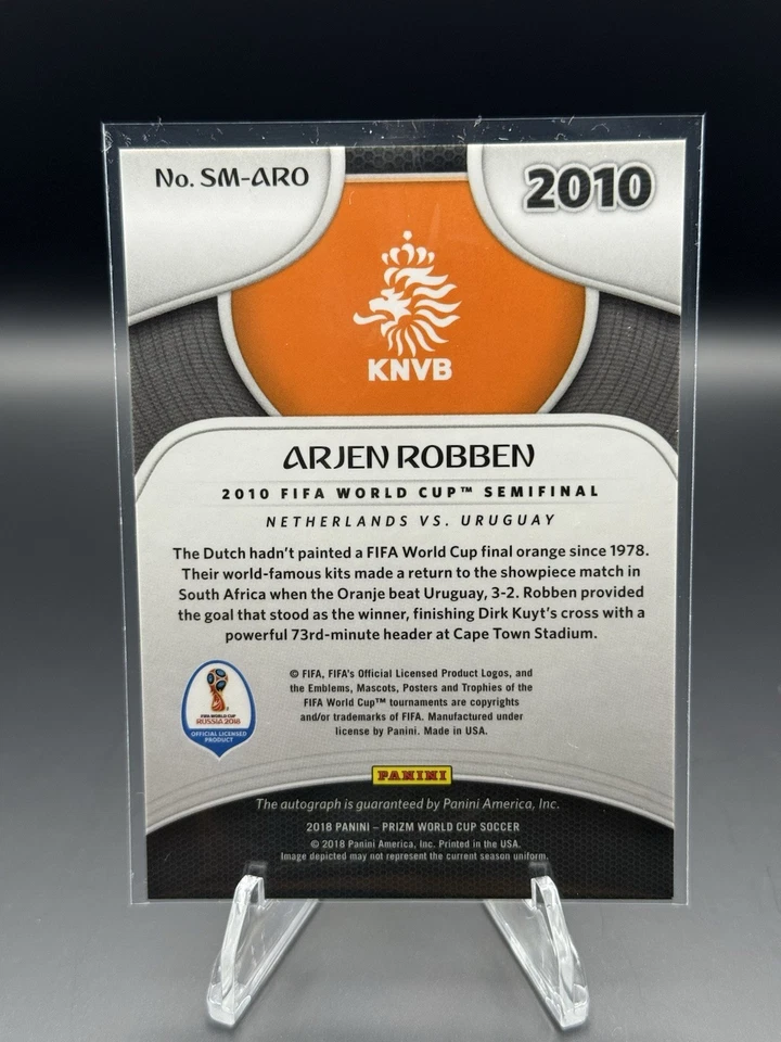 Arjen Robben Auto #SM-ARO - 2018 Panini Prizm World Cup Signature Moments Foto 2 de 2
