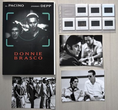 D348 7x Dias + Presseheft + 3x Pressefotos DONNIE BRASCO Al Pacino, Johnny Depp