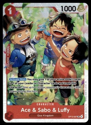2025 One Piece Foil Ace & Sabo & Lully 1000 #OPO13-007