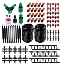 DIY Drip Irrigation System Set Garden 30m Automatic Hose Sprinkler Kit New