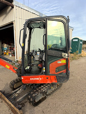 Kubota KX016-4 2020 Mini Excavator Tracked Digger Cab Front Dozer Blade