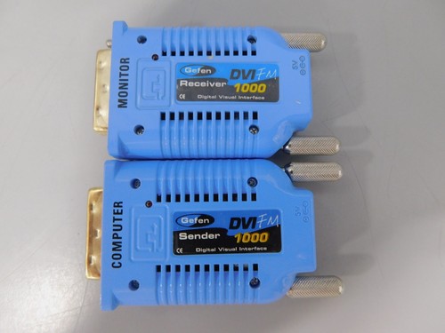 Gefen EXT-DVI- FM1000 DVI to Single Fiber Transmit/Receiver pair No PWR Supplies