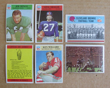 1966 PHILADELPHIA FOOTBALL CARD SINGLES COMPL...