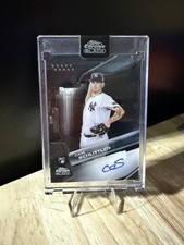 Topps Chrome Black 2026 Cam Schlittler Yankees RC Auto Insert CBA-SC