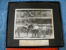 Vintage Photo Winner La Mesa Park Horse Racing Raton NM 8/10/57 MISS MISTAKE