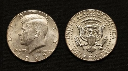🇺🇸 Kennedy Half Dollar 1985-P US 50 Cent KM 202b