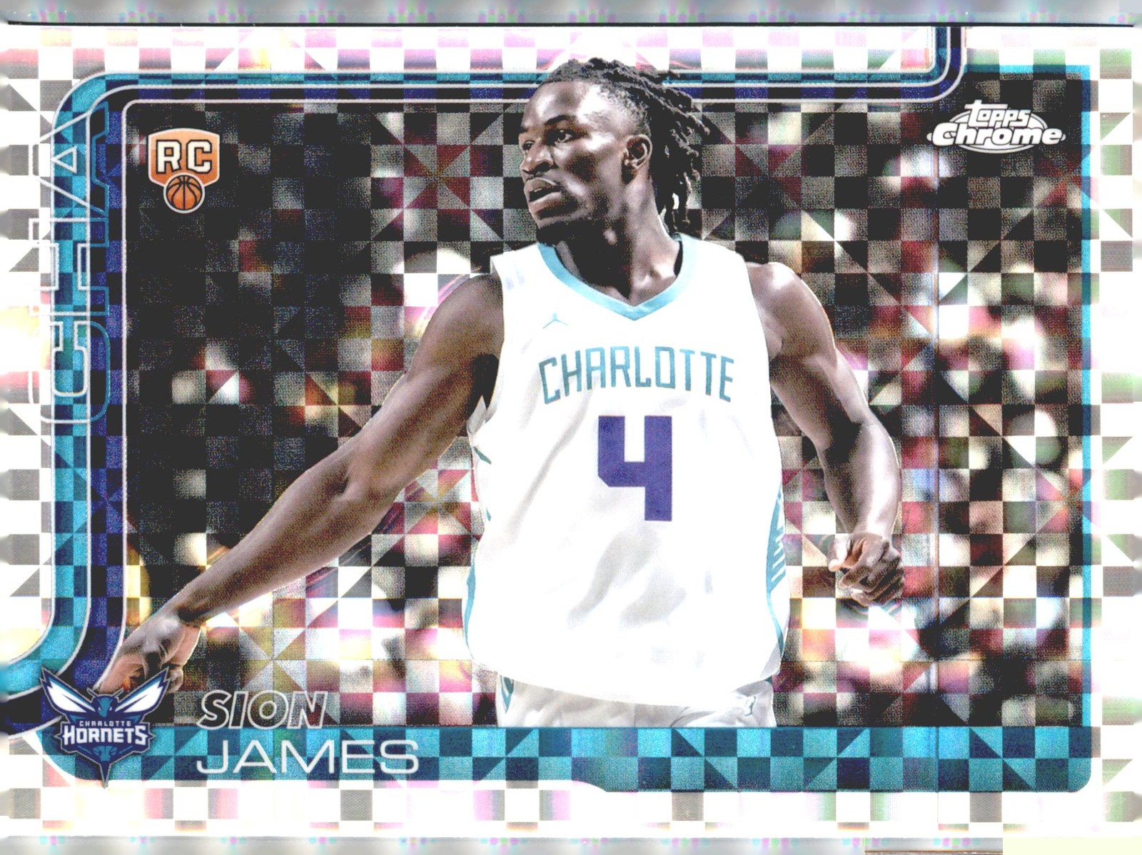 2025-26 Topps Chrome #283 Sion James X-Fractor