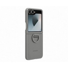 Samsung Silicone Cover Case with Ring for Samsung Galaxy Z Flip6 - Gray
