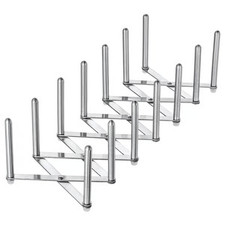 IKEA VARIERA Pot Lid Organiser Adjustable Stainless Steel Stand Rack Organise
