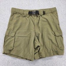 Boy Scouts of America Men's Large 30" Green Switchback Uniform Cargo Shorts Belt