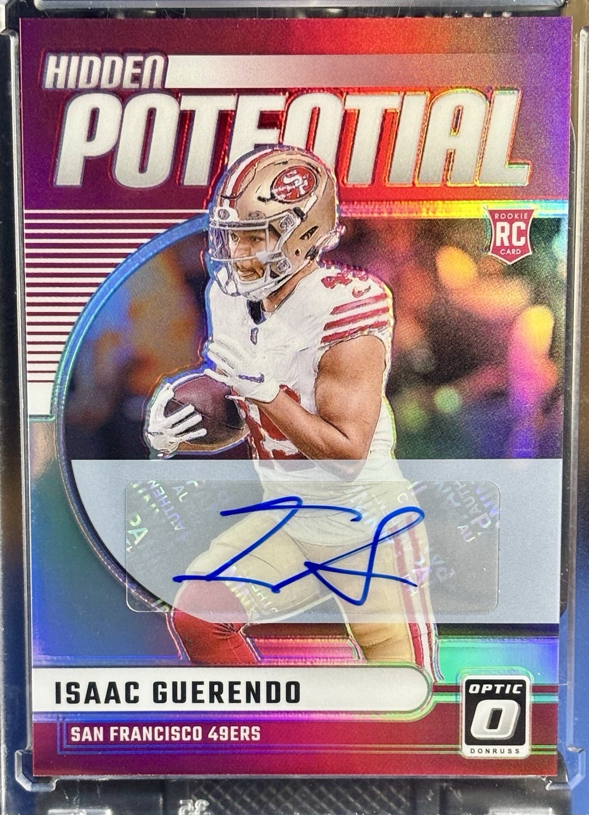 Isaac Guerendo Panini Donruss Optic Hidden Potential #19 Autograph