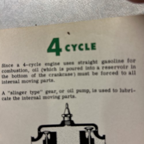 Vtg 2 Or 4 Cycle Engines Lawn Boy Outboard Marine Booklet 50’s Ken Cook - Picture 6 of 9
