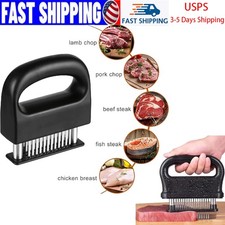 Ultra Sharp Meat Tenderizer 48 Stainless Steel Needle Blades BBQ Kitchen Tool