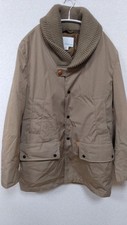 Nanamica Beige Shawl Collar Coat S PrimaLoft Lightweight Jacket