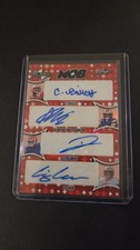 2025 Leaf Flash Quad Auto CJ Carr Demond Williams Jr CJ Bailey DJ Lagway 1/1