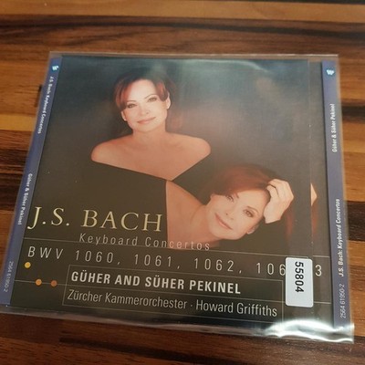 GÜHE AND SÜHER PEKINEL bach - keyboard concertos EX/EX (CD Album, Klassik)