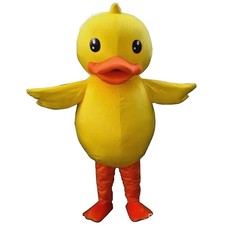 Yellow duck mascot costume adult duck mascot Halloween Carnival Costumes
