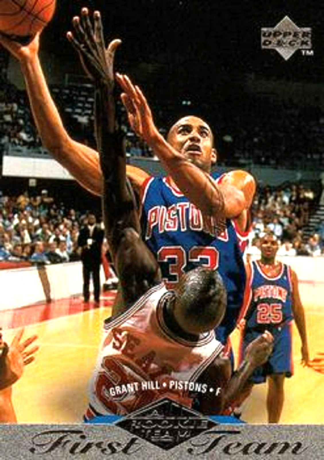 1995-96 Upper Deck #156 Grant Hill Detroit Pistons HOF