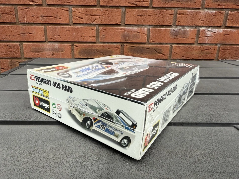 Bburago 5131 Peugeot 405 Raid металлический модель набор - масштаб 1:24 MIB редкая - Изображение 3 из 4