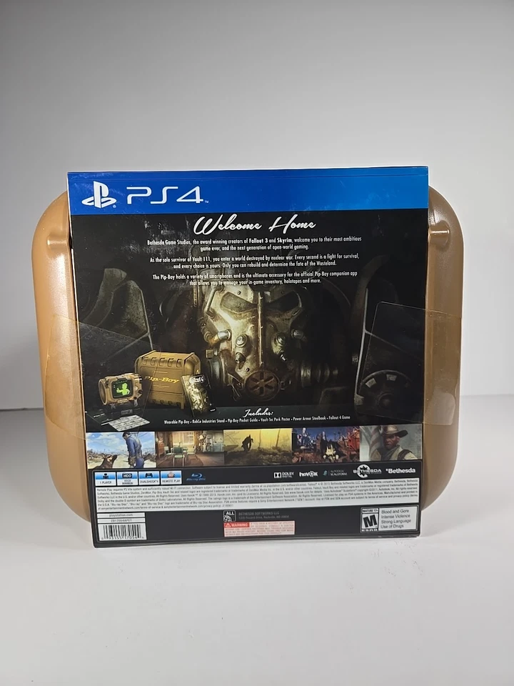 Fallout 4 Pip-Boy Edition PS4 Factory Sealed Vault 111 Sony Playstation 4 2015 - Image 3 of 4